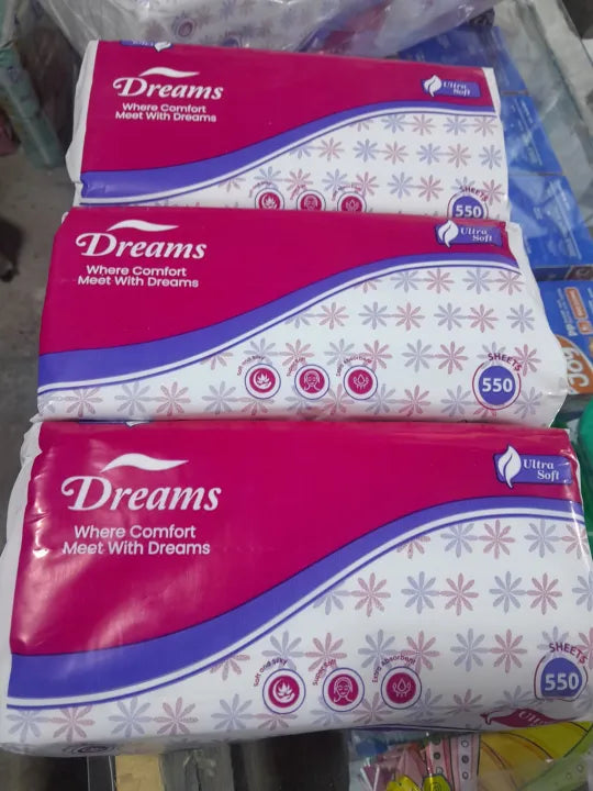 Ultra Soft Dreams Durable Tissue 500pcs