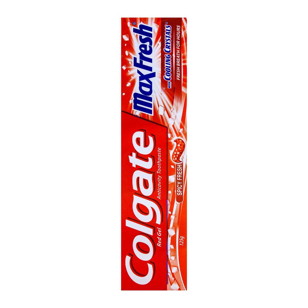 Colgate MaxFresh Red Gel Spicy Fresh Toothpaste 125gm