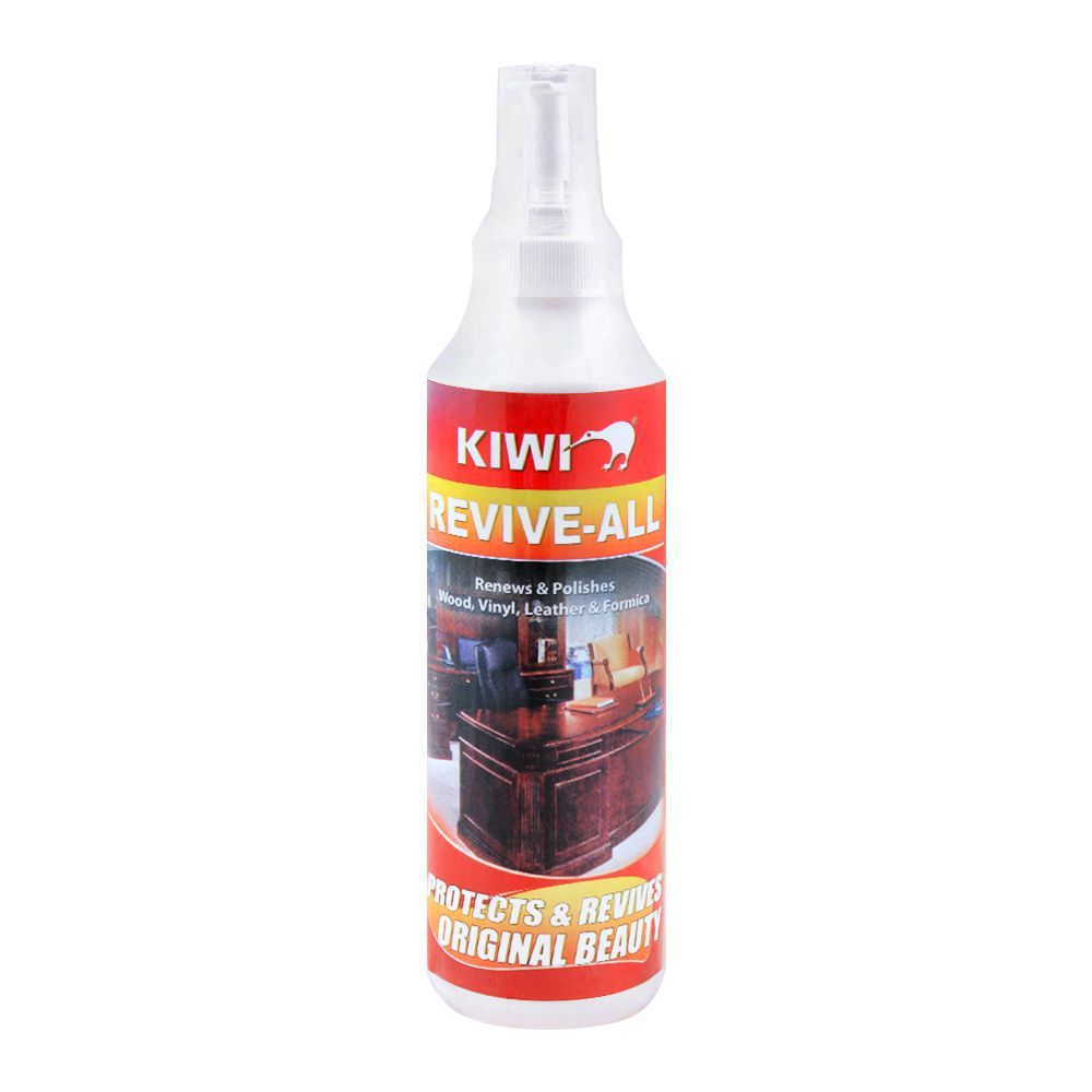 Kiwi Revive-All, Renew & Polish Wood, Vinyl & Leather, 250ml FURNITURE POLISH