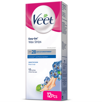 Veet Body Wax Strips  12 Pieces