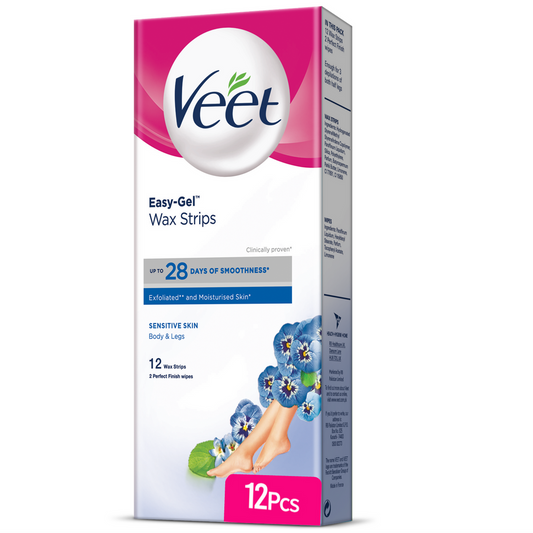 Veet Body Wax Strips  12 Pieces