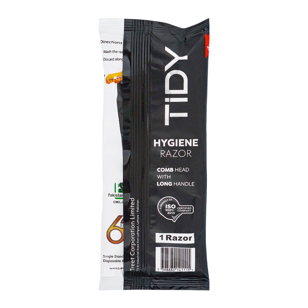 Tidy Disposable Hygiene Razor, 1-Pack