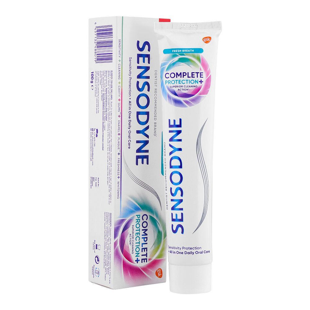 Sensodyne Complete Protection+ Fresh Breath Toothpaste, 70g