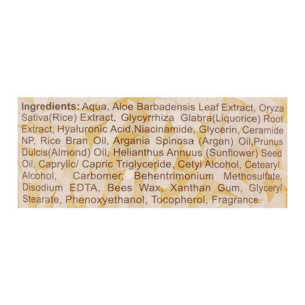 BNB Organic Ceramide Rice Moisturizer, Paraben and Sulfate Free, Dermatologist-Tested, 120ml