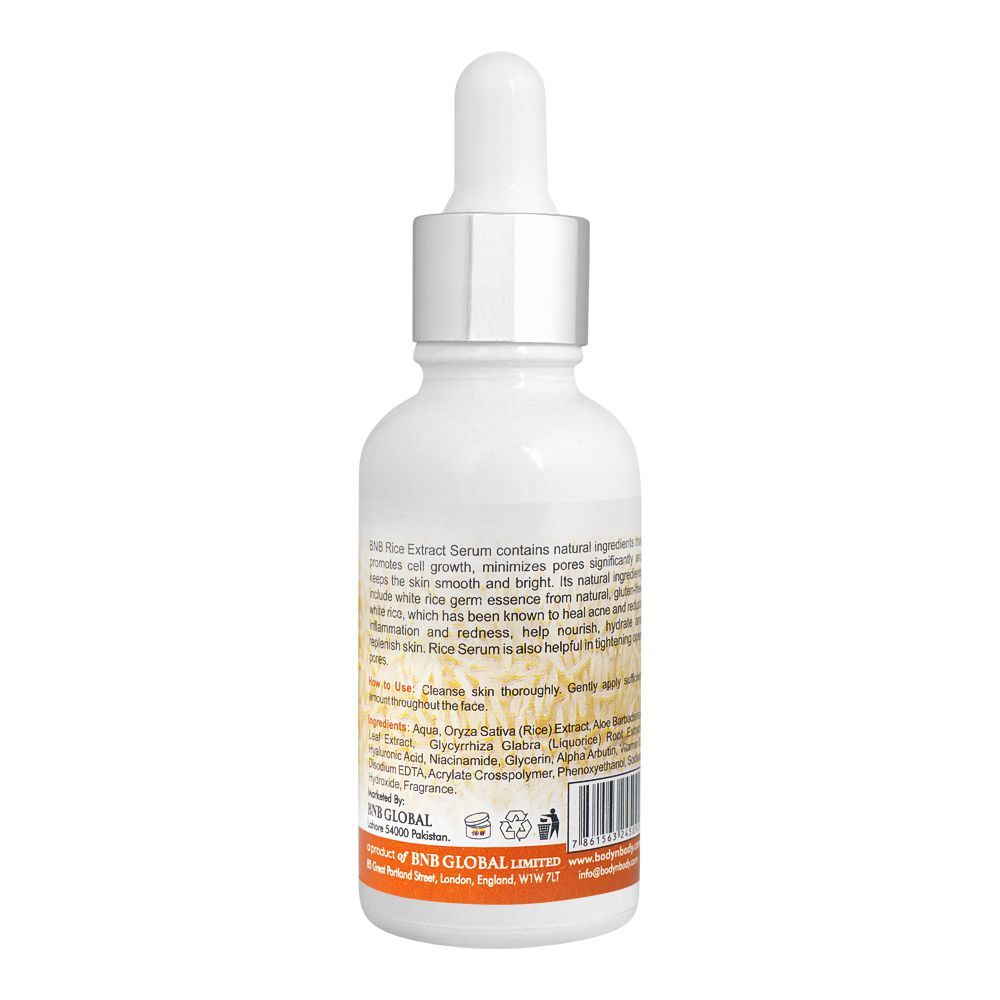 BNB Organic Rice Extract Serum, 30ml BNB Body N Body