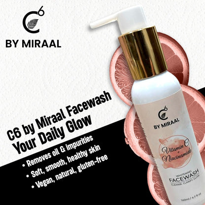 C6 BY MIRAAL VITAMIN C & NIACINAMIDE  FACE WASH
