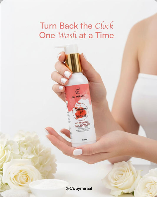 C6 BY MIRAAL COLLAGEN AND RETINOL FACE WASH