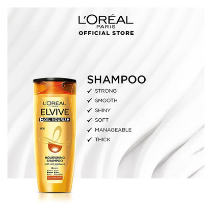 LOreal Paris 6 Oil Nourish Scalp + Hair Nourishing Shampoo, For All Hair Types, 175ml