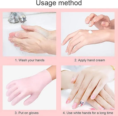 Top Quality SPA GEL Silicone Moisturizing Gloves