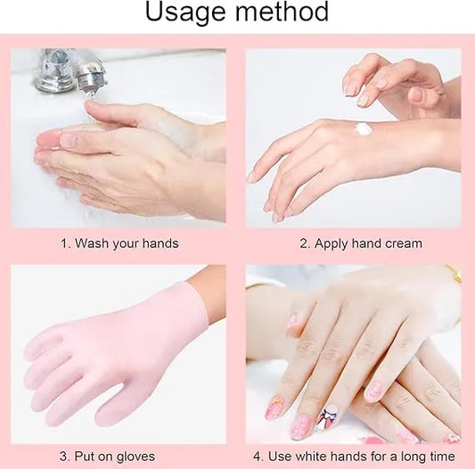 Top Quality SPA GEL Silicone Moisturizing Gloves