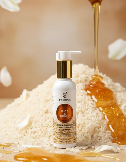 C6 BY MIRAAL RICE AND HONEY FACE WASH