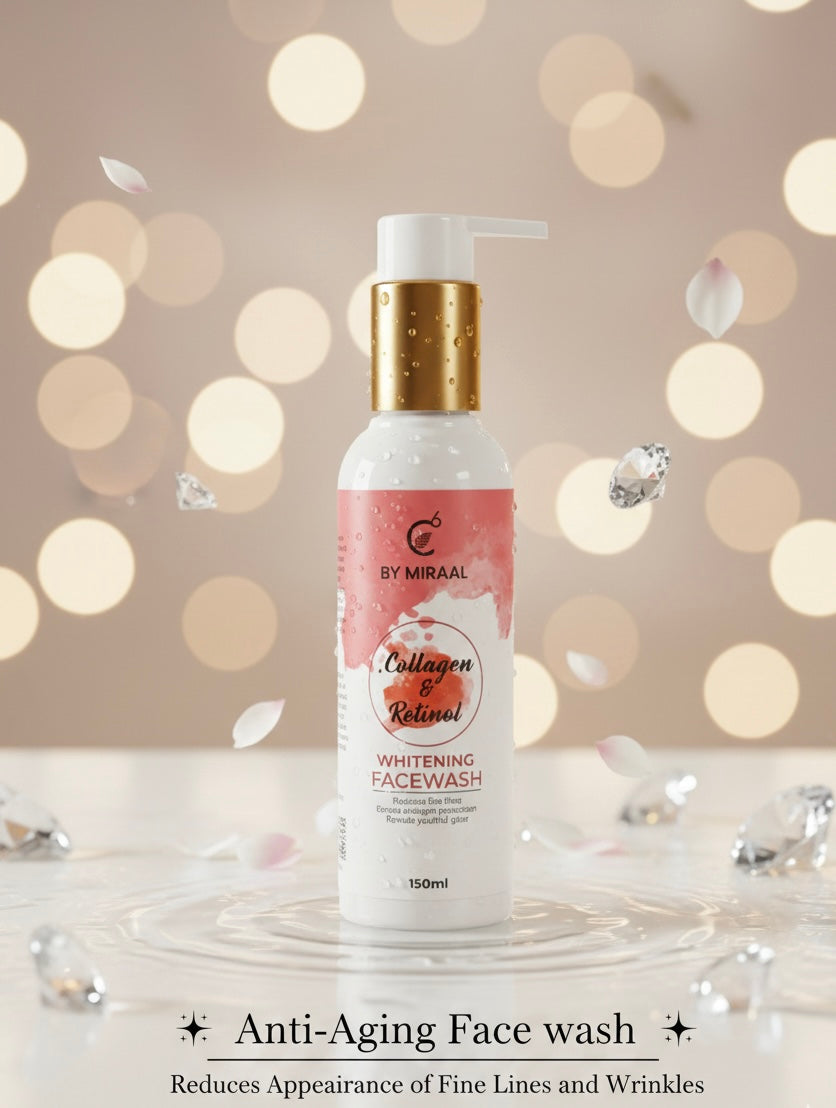 C6 BY MIRAAL COLLAGEN AND RETINOL FACE WASH