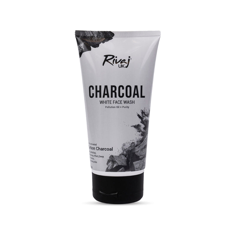 RIVAJ-UK Charcoal White Face Wash (100ml)