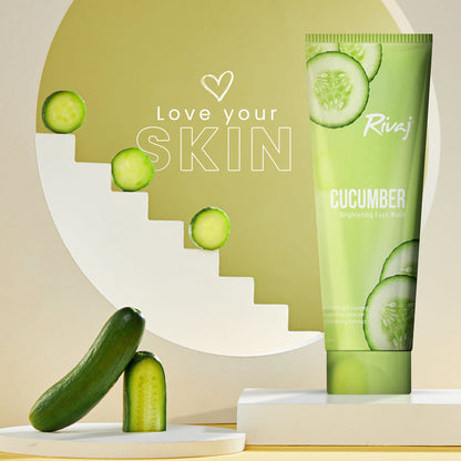 RIVAJ-UK  Whitening Face Wash - Cucumber Extract