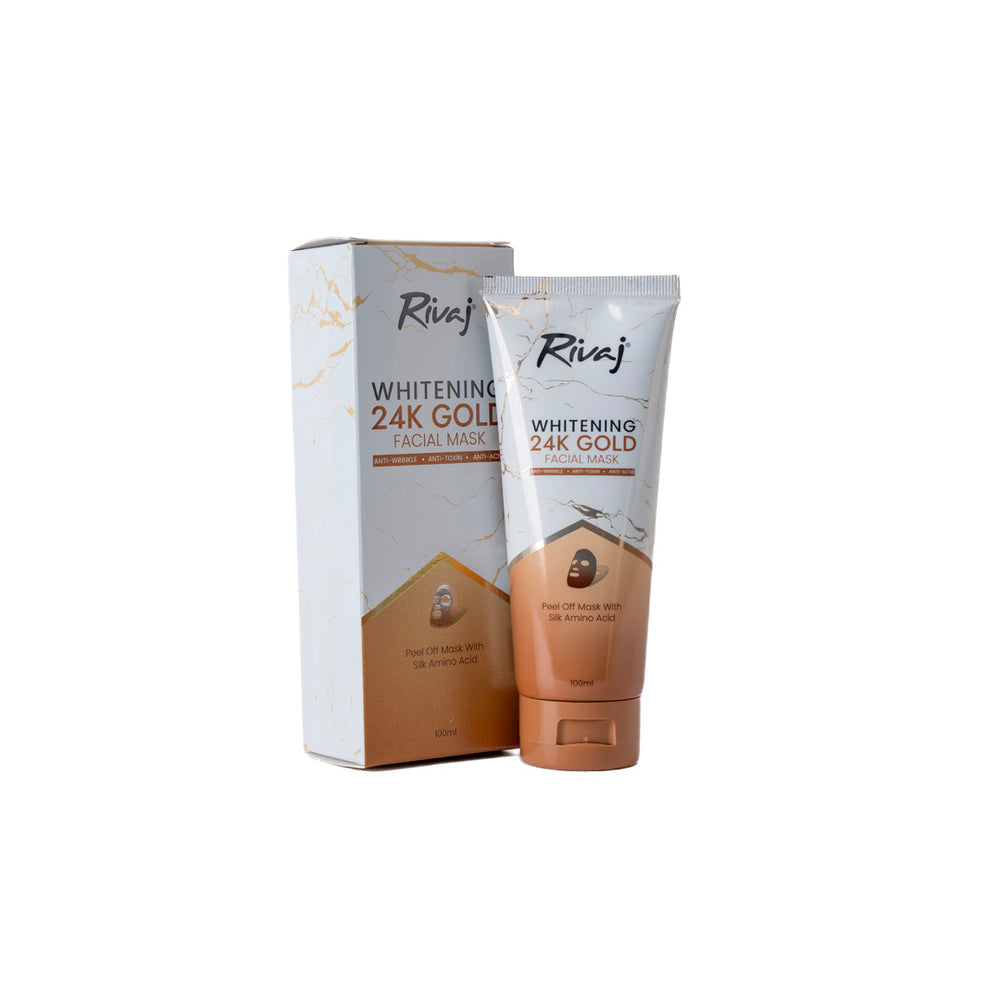 RIVAJ-UK Whitening 24K Gold Facial Mask 100ml