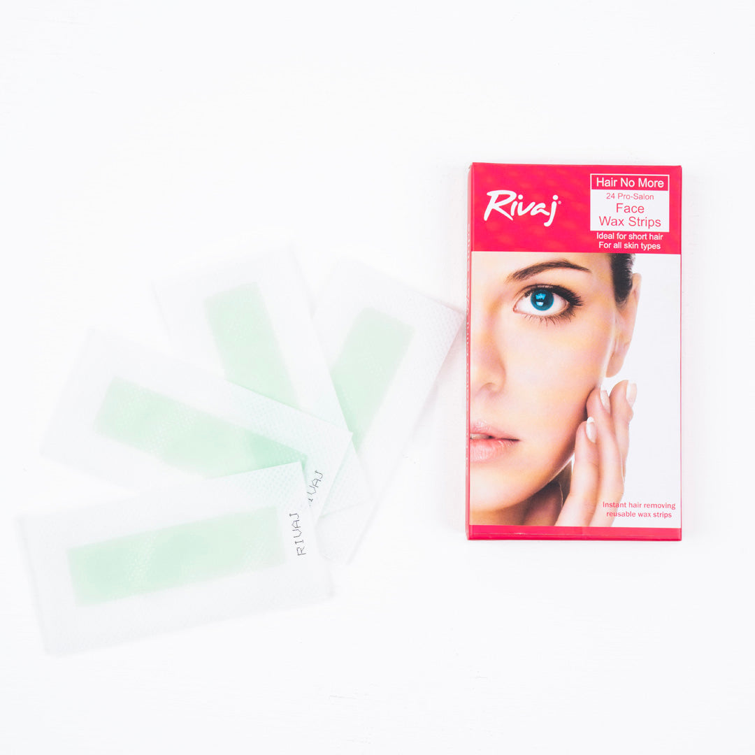 RIVAJ-UK Face Wax Strips ( PACK OF 24PCS)