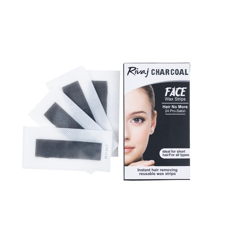 RIVAJ-UK Charcoal Face Wax Strips