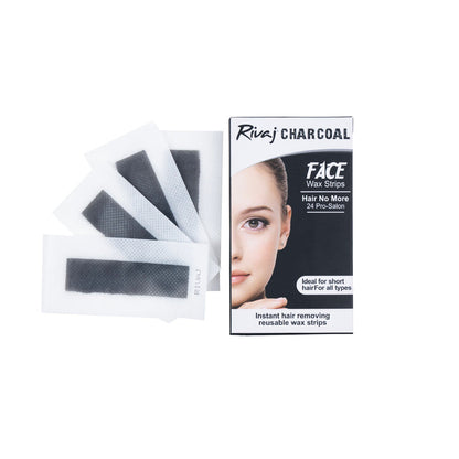RIVAJ-UK Charcoal Face Wax Strips