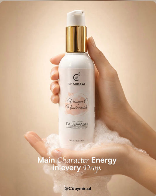 C6 BY MIRAAL VITAMIN C & NIACINAMIDE  FACE WASH