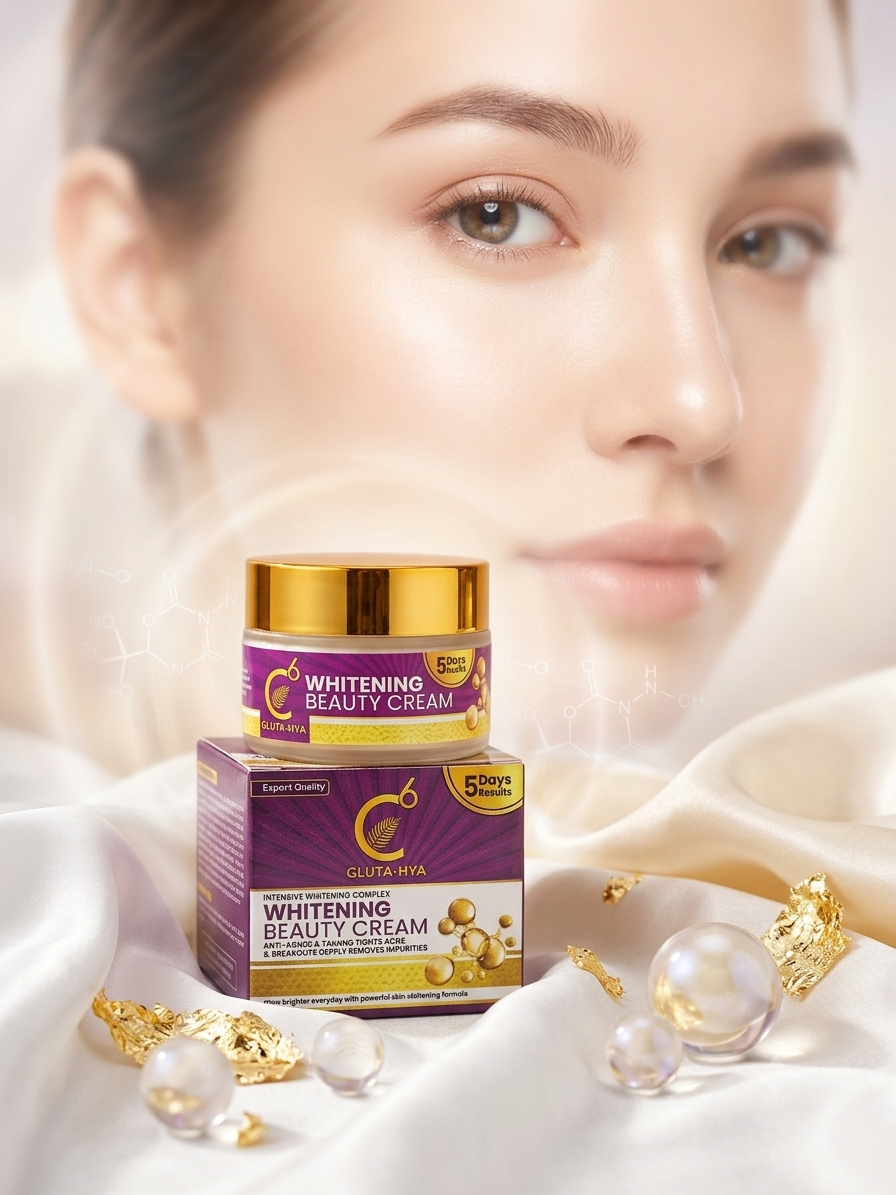 C6 BY MIRAAL GLUTA-HYA WHITENING CREAM