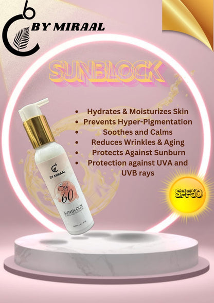C6 BY MIRAAL SPF  60 SUNBLOCK