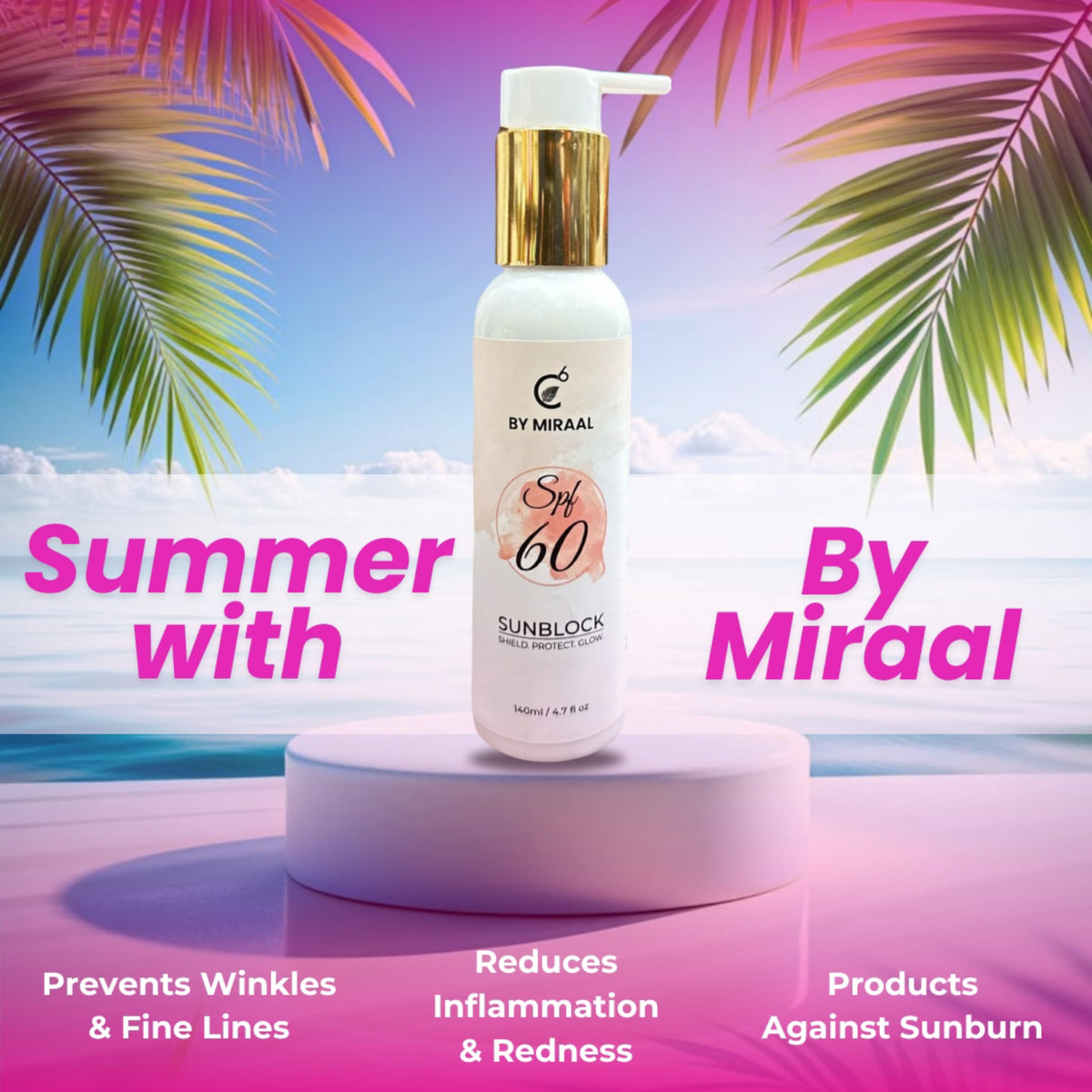 C6 BY MIRAAL SPF  60 SUNBLOCK