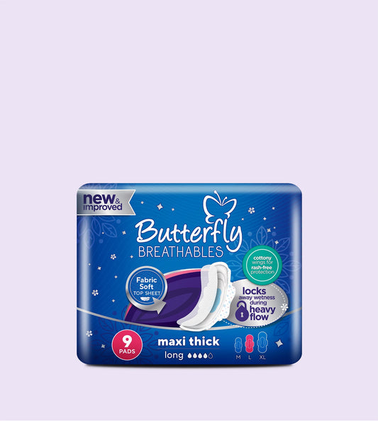 Butterfly Breathables Maxi Thick Sanitary Pads