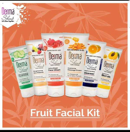 DERMA SHINE FRUIT FACIAL KIT-Derma Shine Facial Kit