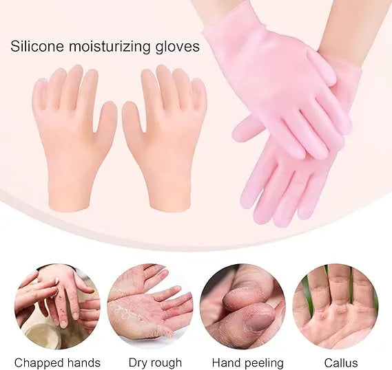 Top Quality SPA GEL Silicone Moisturizing Gloves
