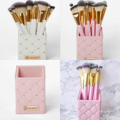 BH Signature Rose Gold 13 Piece Brush Set with Holder