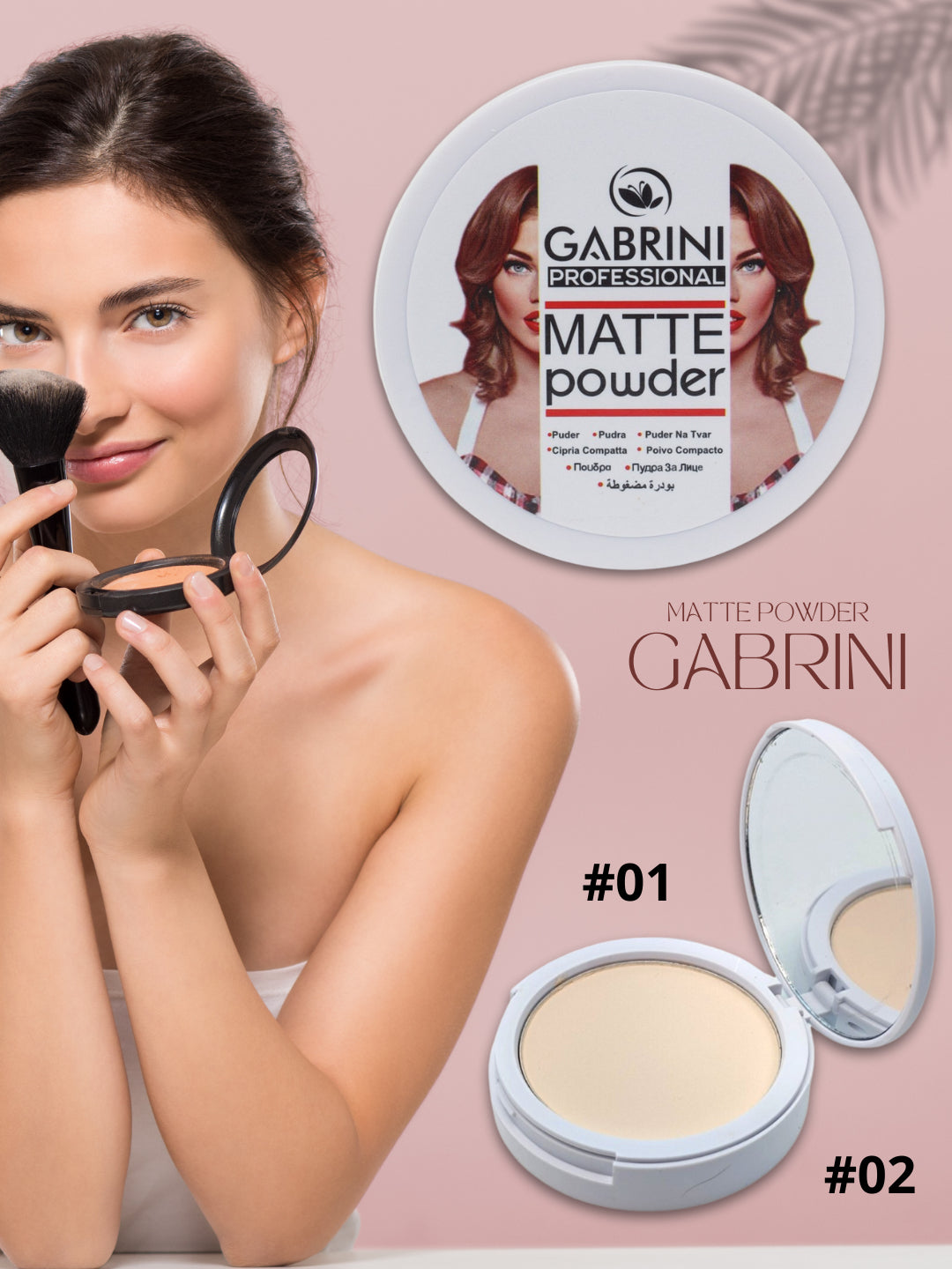GABRINI MATTE COMPACT POWDER