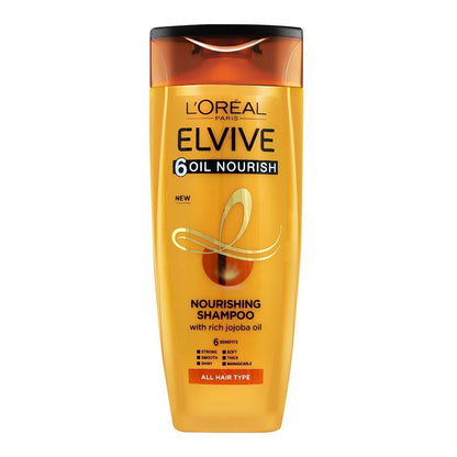 LOreal Paris 6 Oil Nourish Scalp + Hair Nourishing Shampoo, For All Hair Types, 175ml