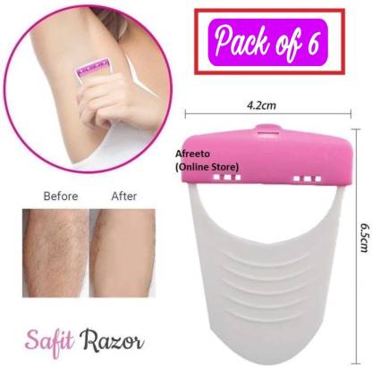 6 Pcs Sofit Women's Razor Blade Hair Removal Disposable blade