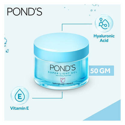 Pond's Super Light Gel, Hydrated Dewy Skin, 50g