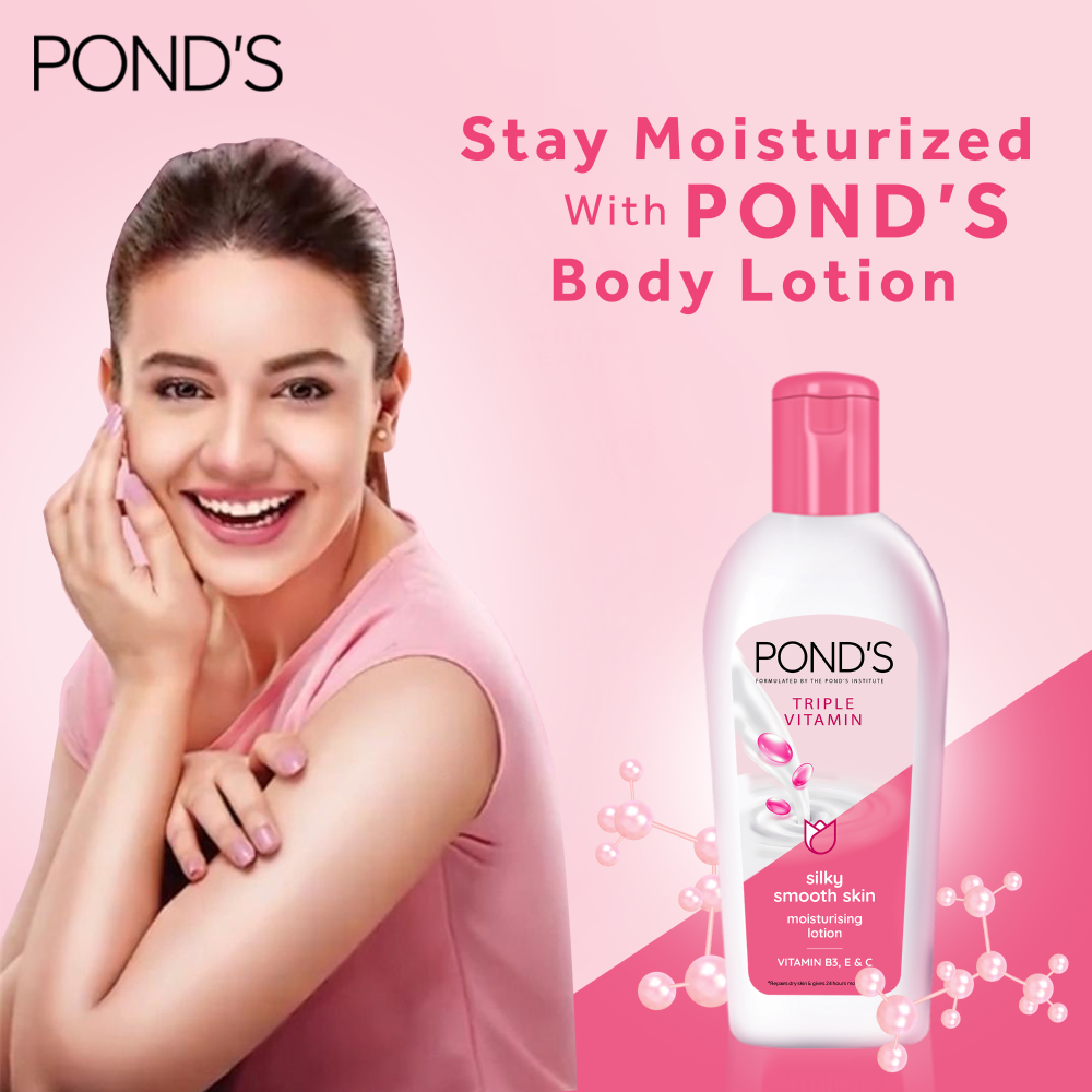 Ponds Triple Vitamin Moisturizing Lotion - 100 ML