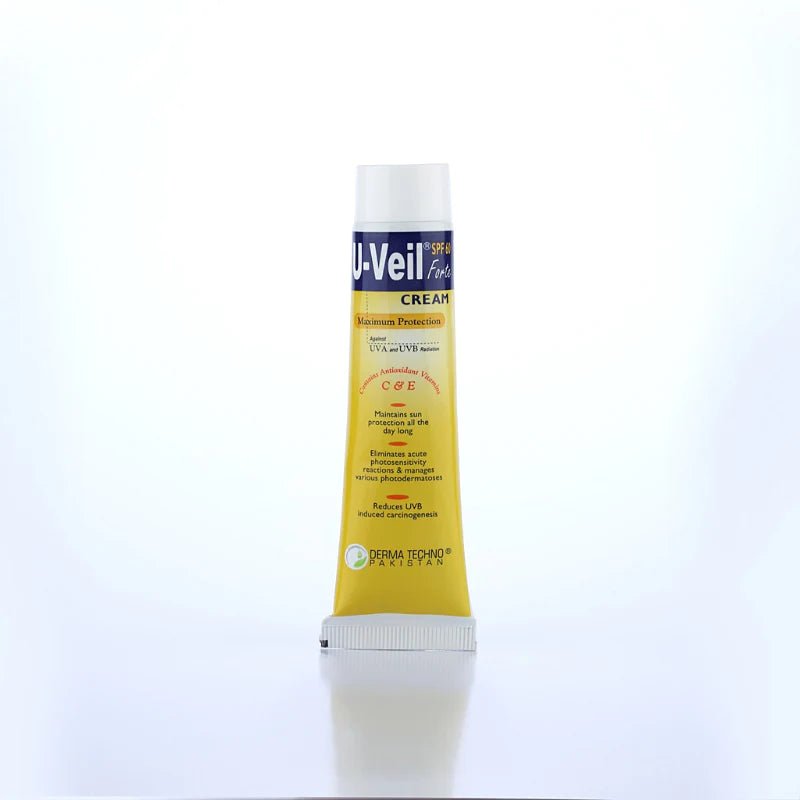 U-Veil Forte Sun Screen Cream SPF 60, 30g - Derma Techno