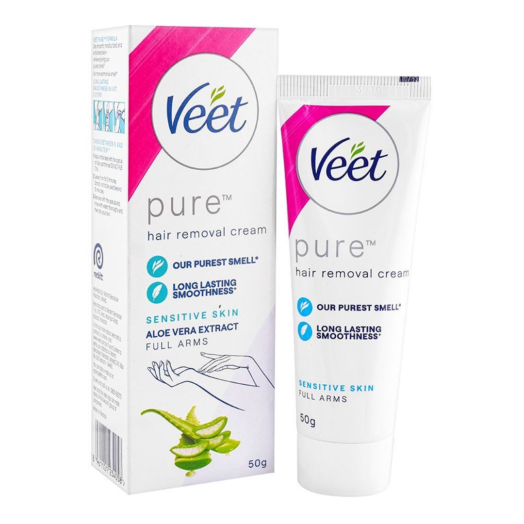 Veet Pure Hair Removal Cream for Sensitive Skin, 50g