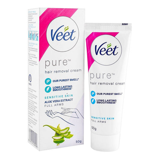 Veet Pure Hair Removal Cream for Sensitive Skin, 50g